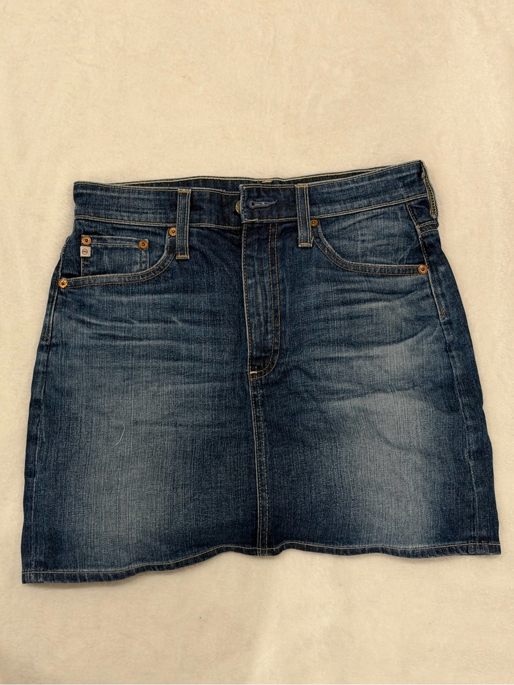 AG Jeans The Vera Denim Mini Skirt Blue Size 27